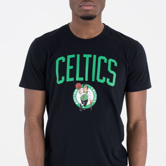 Camiseta de Manga Corta Hombre New Era NOS NBA BOSCEL 60505459 Negro 4