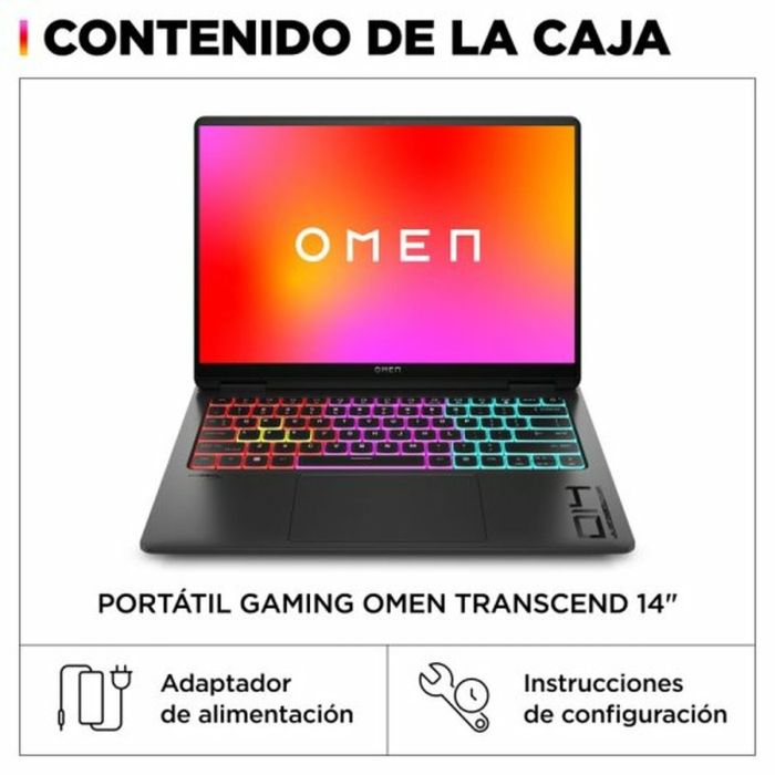 Laptop HP OMEN Transcend 14-fb0000ns 14" Intel Evo Core Ultra 7 155H 16 GB RAM 1 TB SSD Nvidia Geforce RTX 4060 8