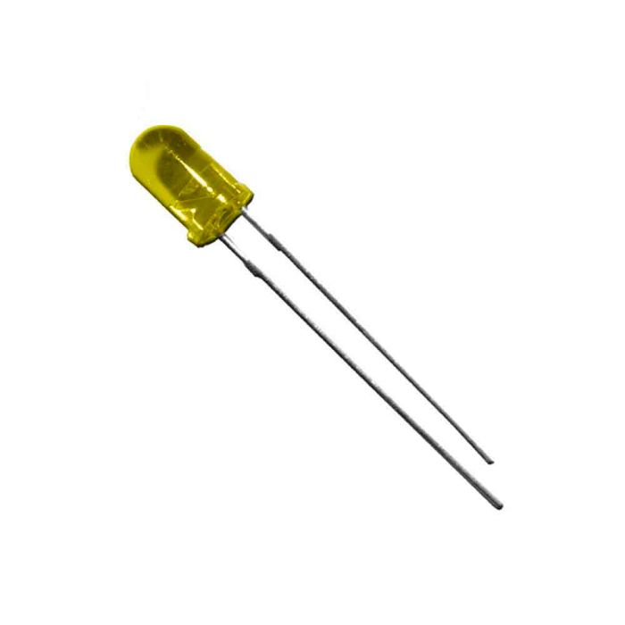 Diodo led color amarillo 5mm (manualidades) 1,9v edm Diodo led color amarillo 5mm (manualidades) 1,9v edm