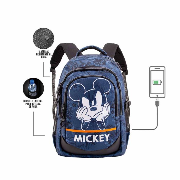 Mochila Running HS 1.3 Blue Disney Mickey Mouse Azul Oscuro 1