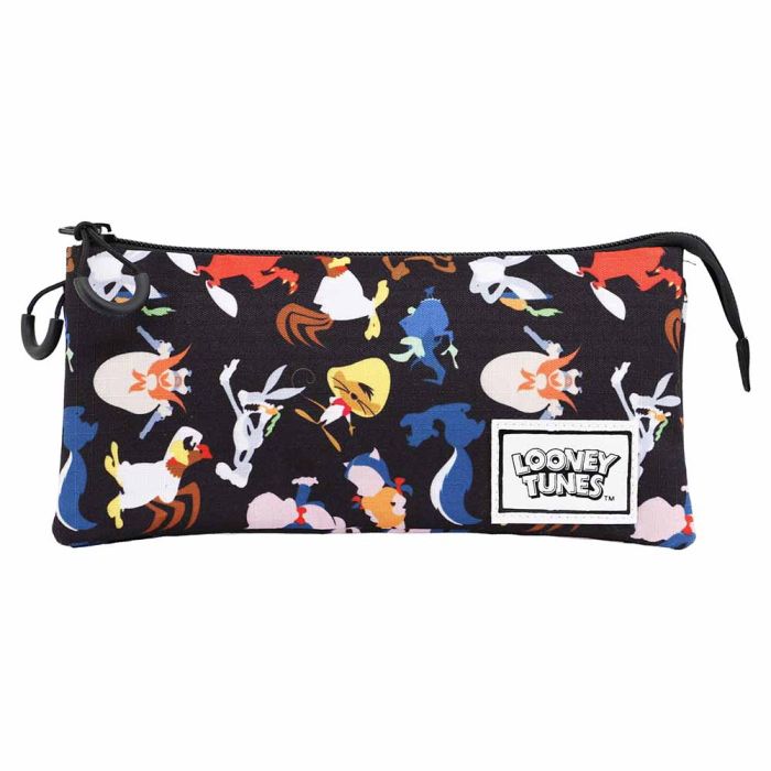 Estuche Portatodo Triple HS Gang Looney Tunes Multicolor