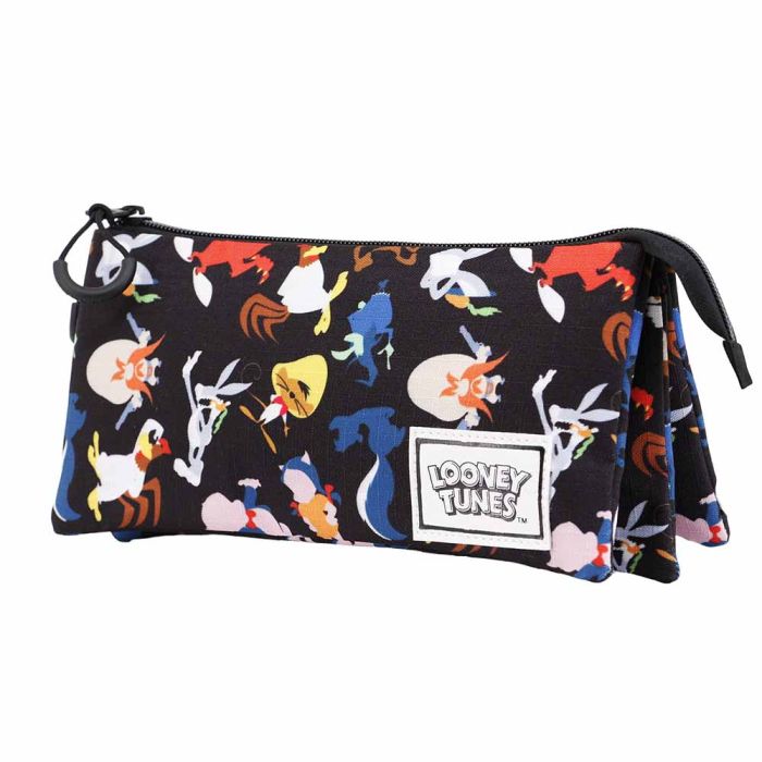 Estuche Portatodo Triple HS Gang Looney Tunes Multicolor 1