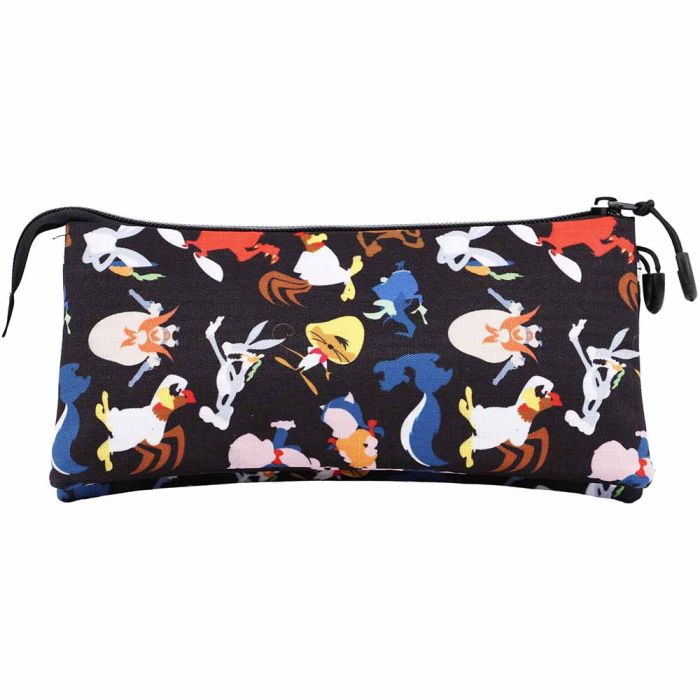 Estuche Portatodo Triple HS Gang Looney Tunes Multicolor 3