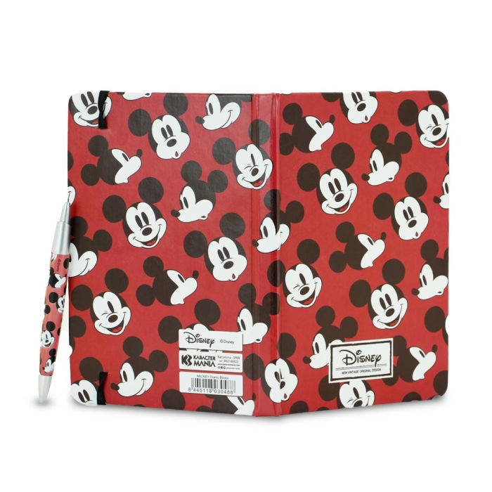 Caja Regalo con Diario y Bolígrafo Blinks Disney Mickey Mouse Rojo 3