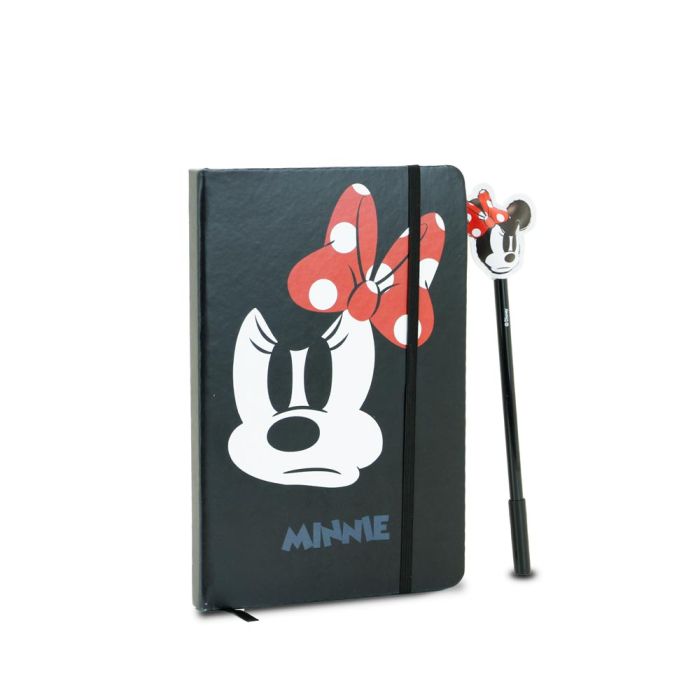 Caja Regalo con Diario y Bolígrafo Fashion Angry Disney Minnie Mouse Multicolor 1
