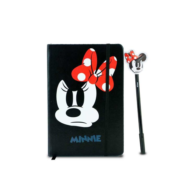 Caja Regalo con Diario y Bolígrafo Fashion Angry Disney Minnie Mouse Multicolor 2