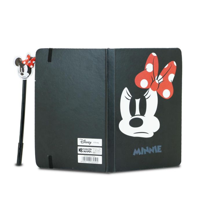 Caja Regalo con Diario y Bolígrafo Fashion Angry Disney Minnie Mouse Multicolor 4