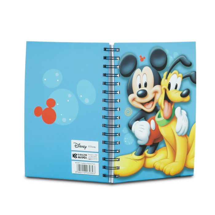 Caja Regalo con Cuaderno y Lápiz Fashion Pluto Disney Mickey Mouse Azul 3