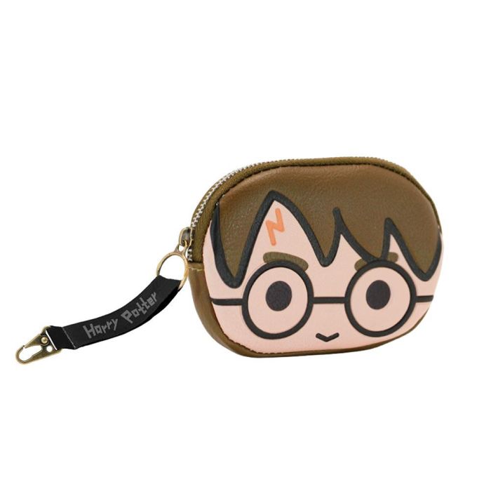 Monedero Pill Chibi Harry Potter Marrón