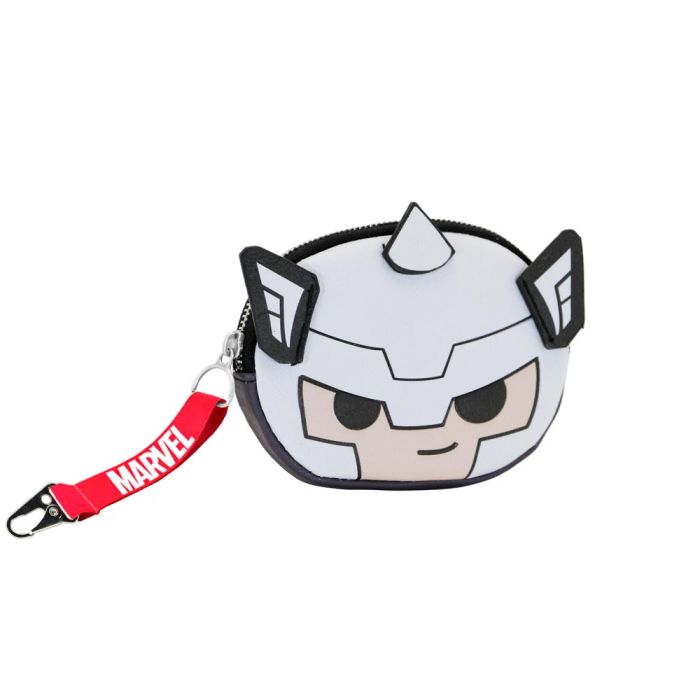 Monedero Pill Chibi Marvel Thor Plateado