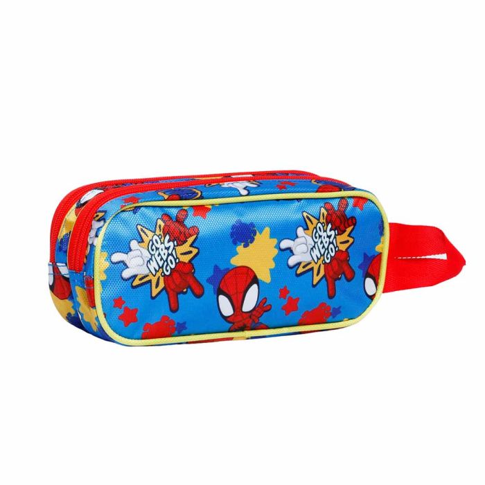 Estuche Portatodo 3D Doble Team Marvel Spiderman Multicolor 2