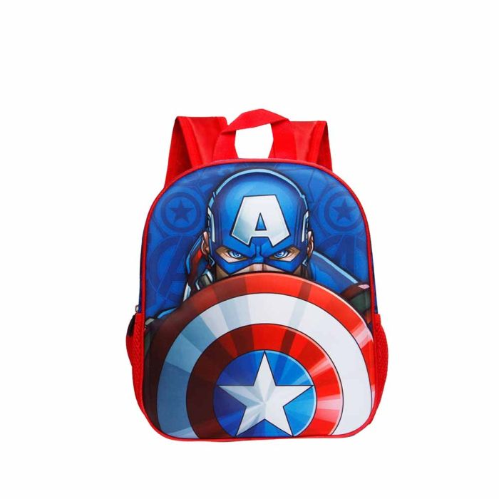 Mochila 3D Pequeña Patriot Marvel Capitán América Multicolor 1