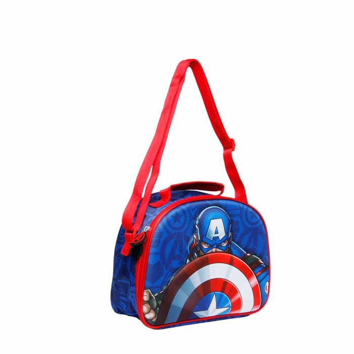 Bolsa Portamerienda 3D Patriot Marvel Capitán América Multicolor 1