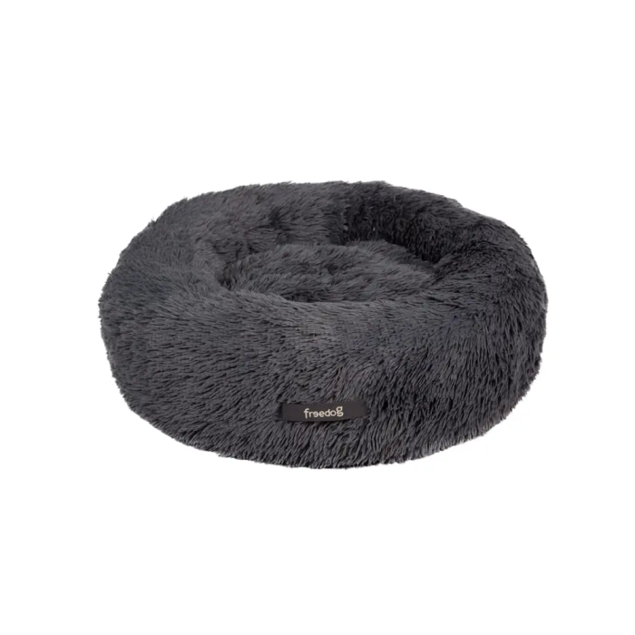 Freedog Cama Donut Gris Con Asa 80x80 cm