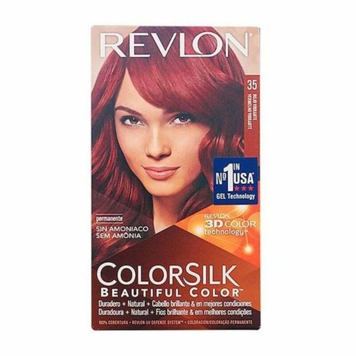 Tinte sin Amoniaco Colorsilk Revlon Rojo vibrante