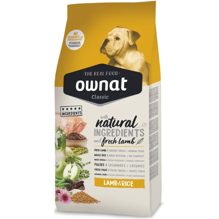 Ownat Classic Canine Adult Cordero Arroz 12 kg