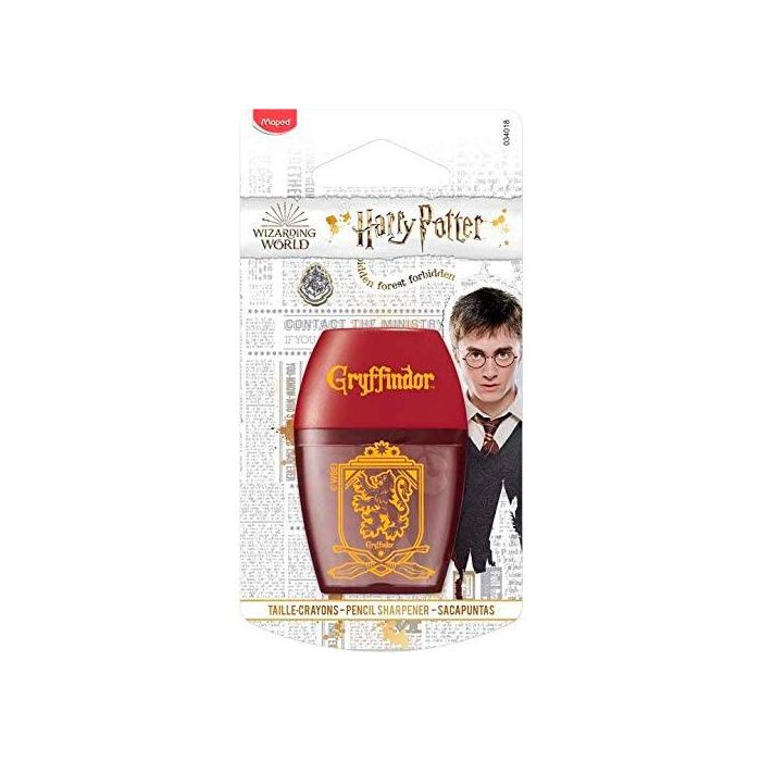 Maped Afilalápices harry potter 1 agujero c/ depósito transparente -blister-