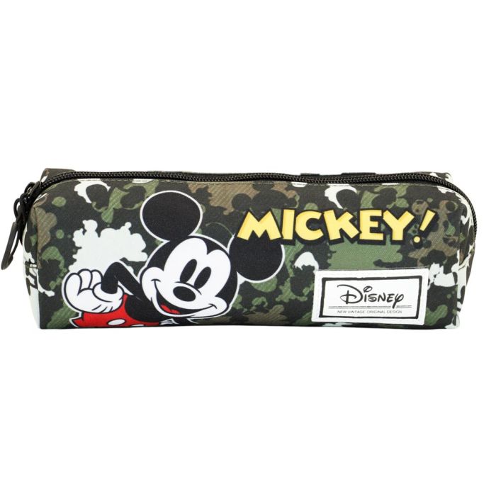 Estuche Portatodo Cuadrado FAN Surprise Disney Mickey Mouse Verde Militar 1