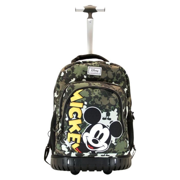 Mochila Trolley GTS FAN Surprise Disney Mickey Mouse Verde Militar