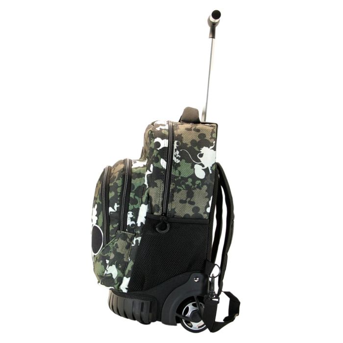 Mochila Trolley GTS FAN Surprise Disney Mickey Mouse Verde Militar 2