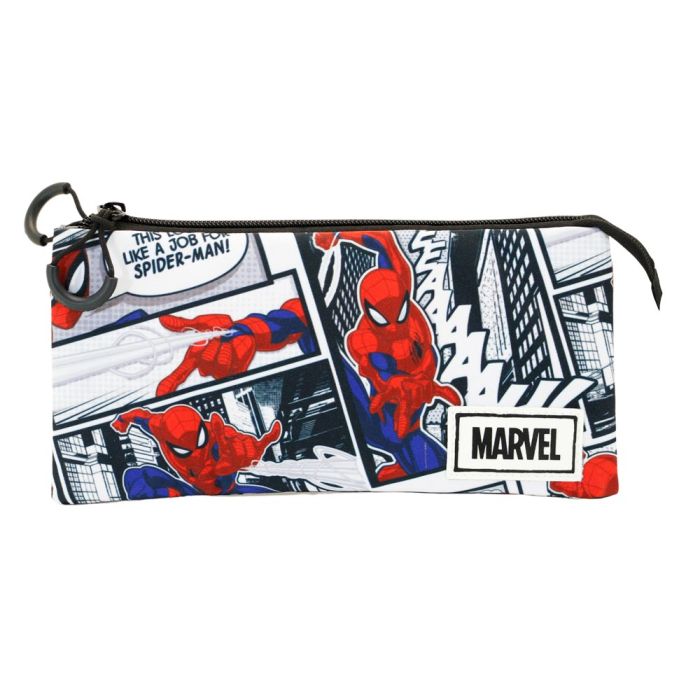 Estuche Portatodo Triple FAN Stories Marvel Spiderman Multicolor 1