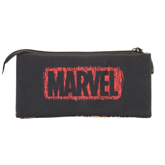 Estuche Portatodo Triple FAN Fun Marvel Los Vengadores Negro 2 Estuche Portatodo Triple FAN Fun Marvel Los Vengadores Negro 2