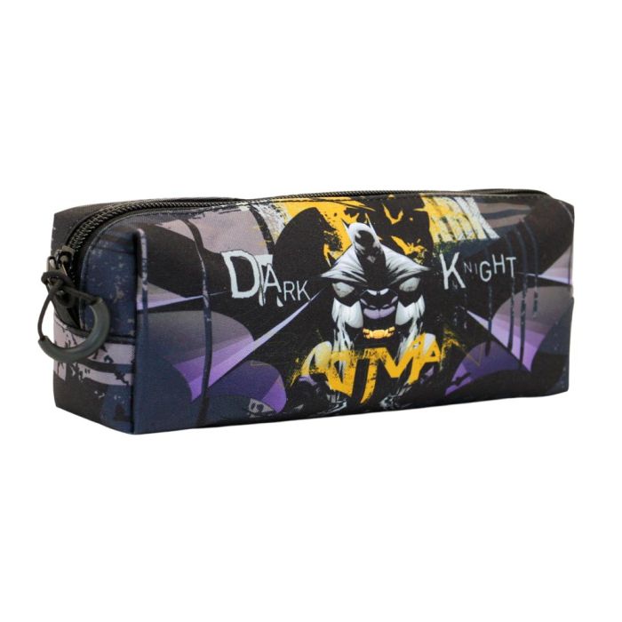 Estuche Portatodo Cuadrado FAN Dark Night DC Comics Batman Gris