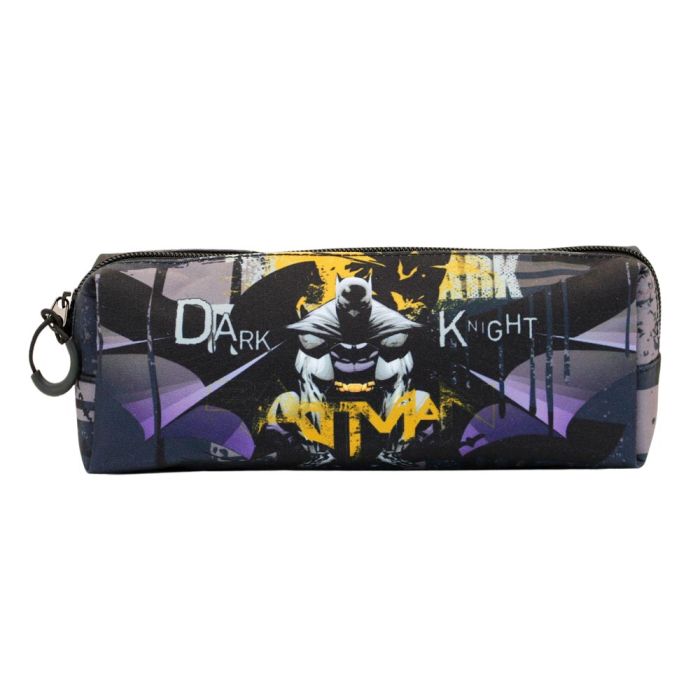 Estuche Portatodo Cuadrado FAN Dark Night DC Comics Batman Gris 1