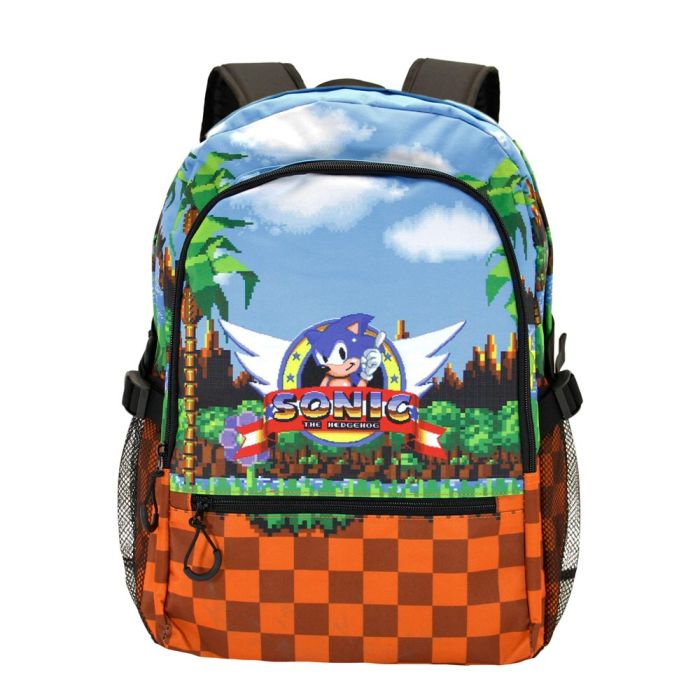 Mochila Fight HS FAN Play Sonic Marrón 1
