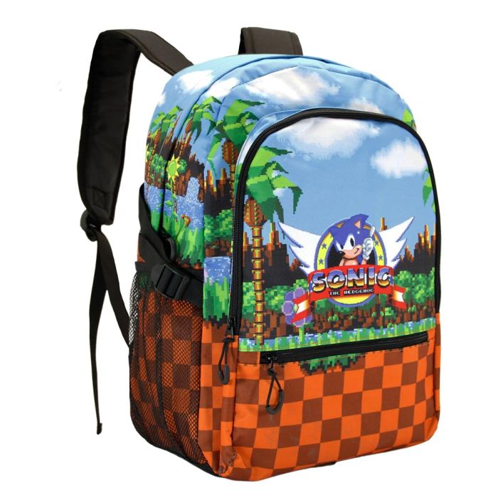 Mochila Fight HS FAN Play Sonic Marrón 2