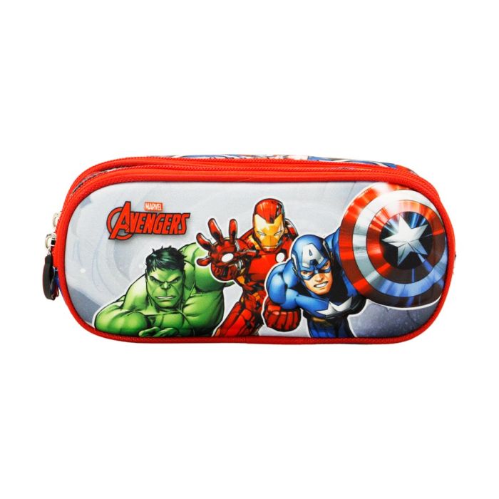 Estuche Portatodo 3D Doble Defy Marvel Los Vengadores Azul 1 Estuche Portatodo 3D Doble Defy Marvel Los Vengadores Azul 1