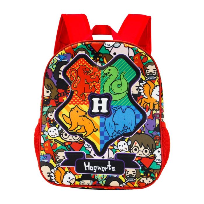 Mochila 3D Pequeña All Together Now Harry Potter Rojo 1