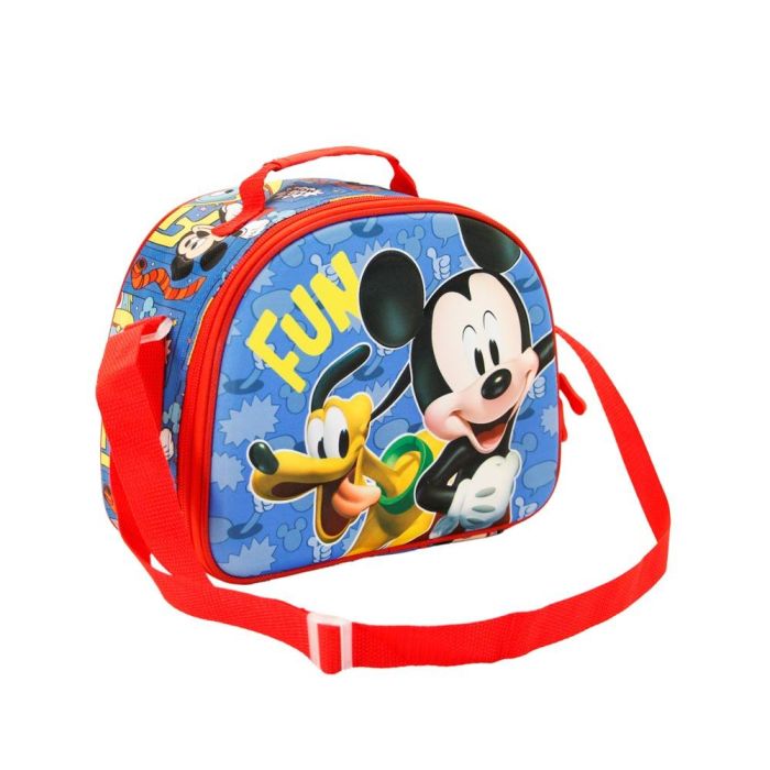 Bolsa Portamerienda 3D Fun Disney Mickey Mouse Multicolor