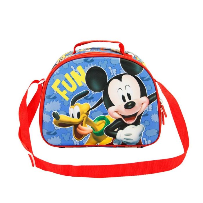 Bolsa Portamerienda 3D Fun Disney Mickey Mouse Multicolor 1