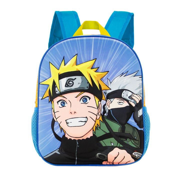 Mochila 3D Pequeña Naruto Clan Azul 1