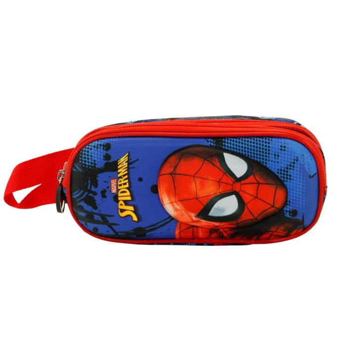 Estuche Portatodo 3D Doble Badoom Marvel Spiderman Rojo 1