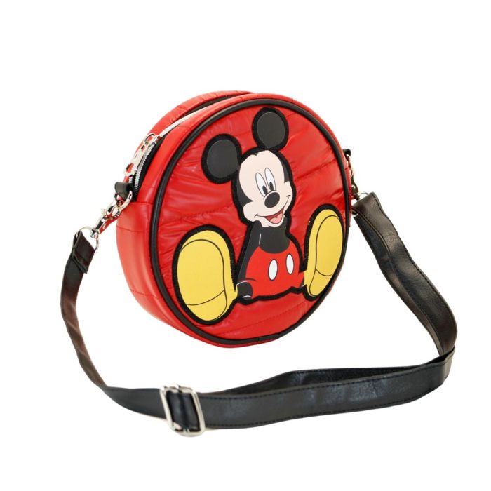 Bolso Redondo Padding Shoes Disney Mickey Mouse Rojo 1