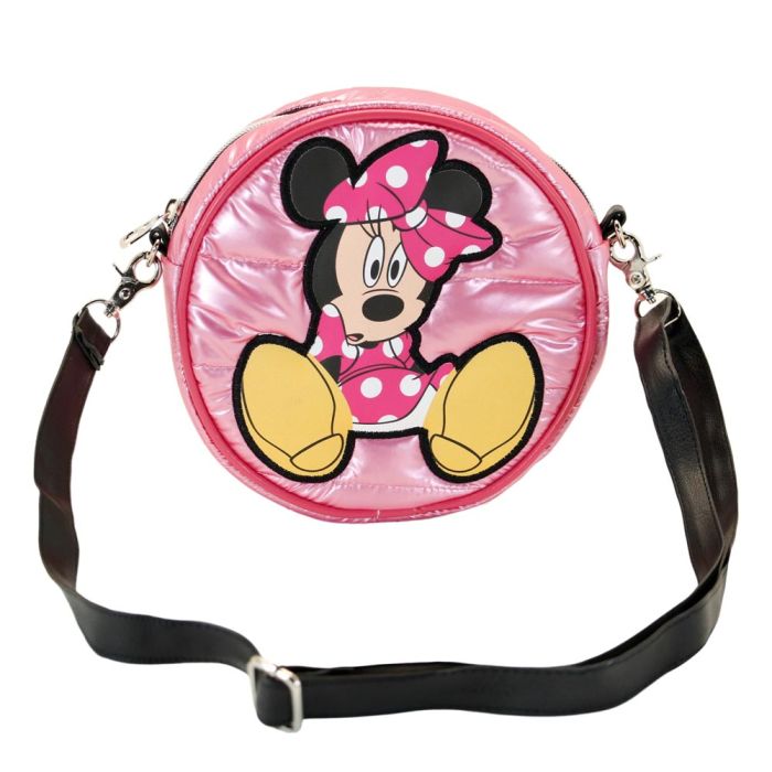 Bolso Redondo Padding Shoes Disney Minnie Mouse Rosa 1