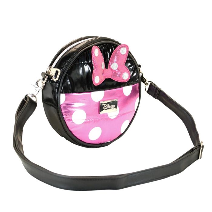 Bolso Redondo Padding Air Disney Minnie Mouse Negro 1