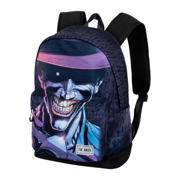 Mochila ECO 2.0 Crazy DC Comics Joker Negro