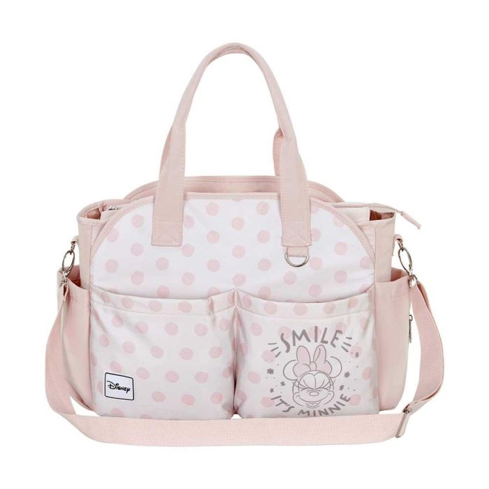 Bolso para Carro de Bebé Mommy Dear Disney Minnie Mouse Salmón 1