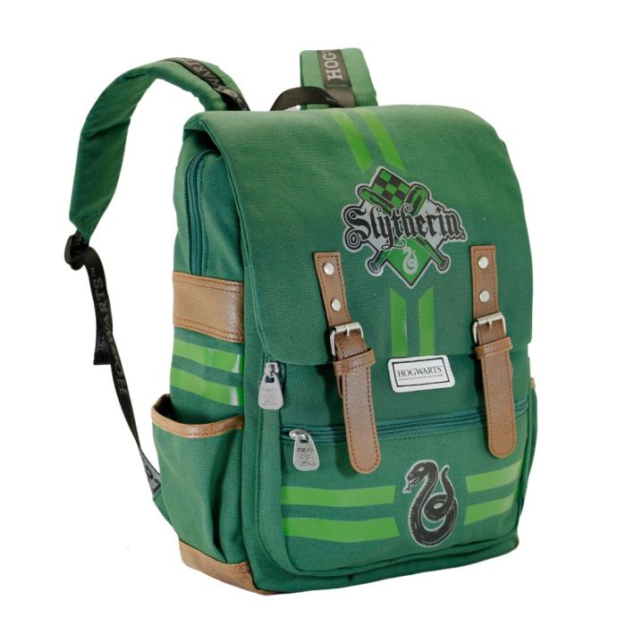 Mochila Oxford Slytherin Harry Potter Verde 2 Mochila Oxford Slytherin Harry Potter Verde 2