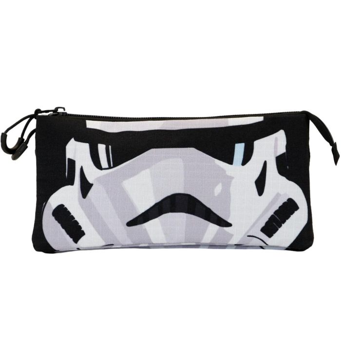 Estuche Portatodo Triple ECO Trooper Star Wars Negro 1