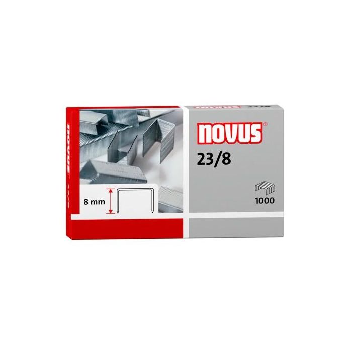 NOVUS C.1000 grapas galvanizadas 23/8