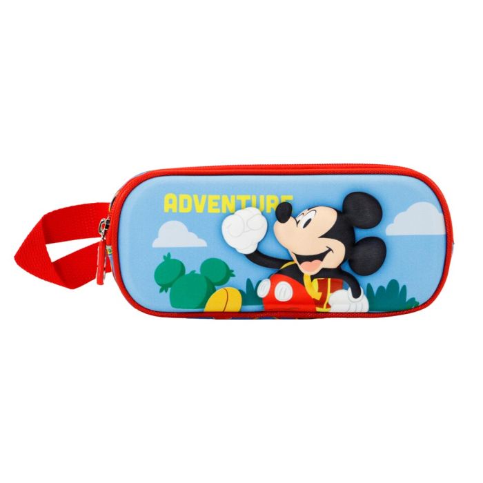 Estuche Portatodo 3D Doble Adventure Disney Mickey Mouse Multicolor 1