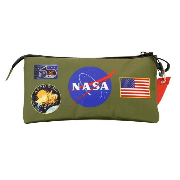 Estuche Portatodo Triple FAN Khaki NASA Multicolor 2