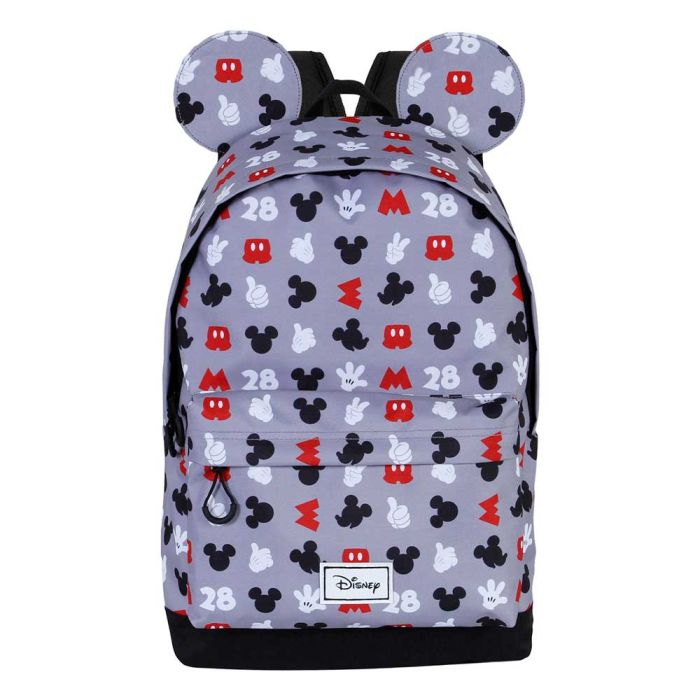 Mochila HS FAN 2.0 Grey Disney Mickey Mouse Gris 1