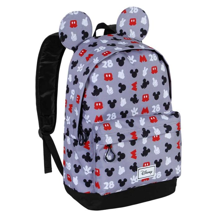 Mochila HS FAN 2.0 Grey Disney Mickey Mouse Gris 2