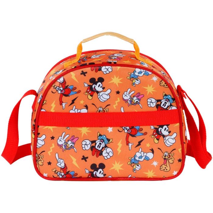 Bolsa Portamerienda 3D Whisper Disney Mickey Mouse Naranja 3
