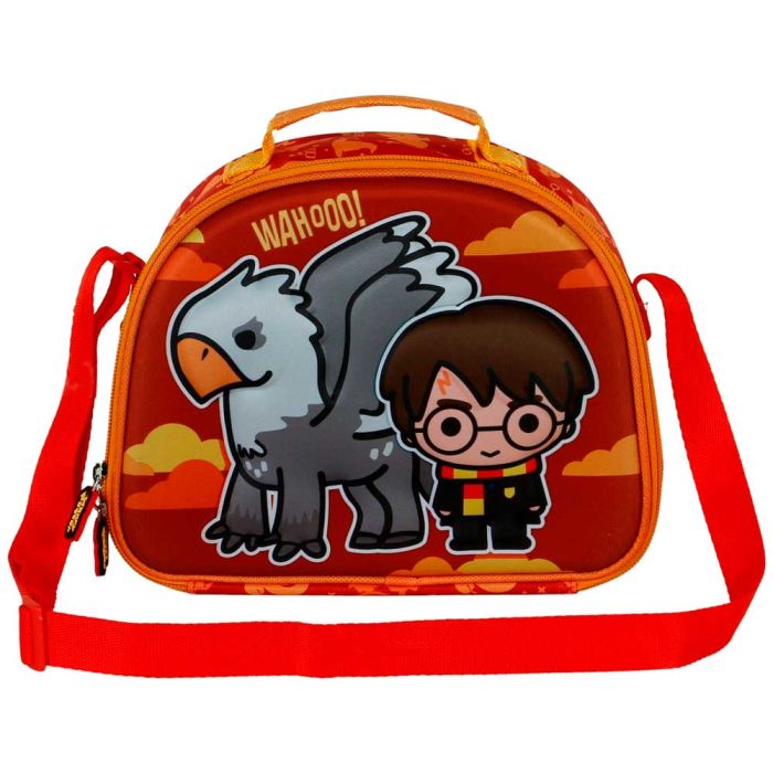 Bolsa Portamerienda 3D Buckbeak Harry Potter Naranja 1